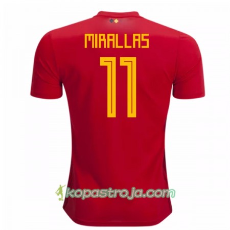Billiga Fotbollströjor Belgien Mirallas 11 WM 2018 Hemma tröja